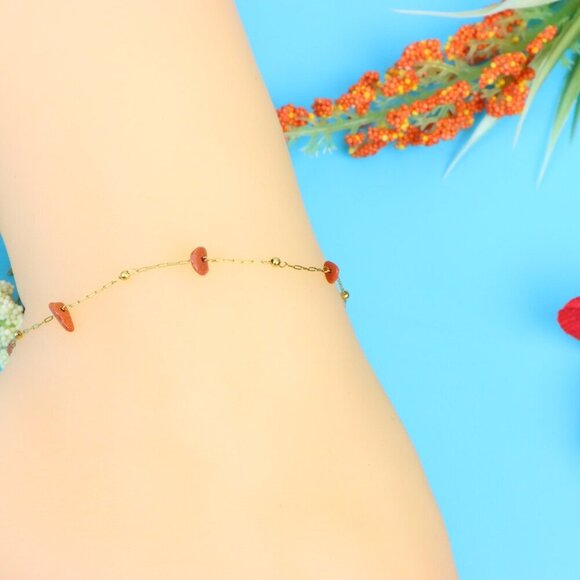 Elegant Handmade Anklet – Perfect for Women & Girls | Ideal Gift Option, DYC1724 - Picture 2 of 9